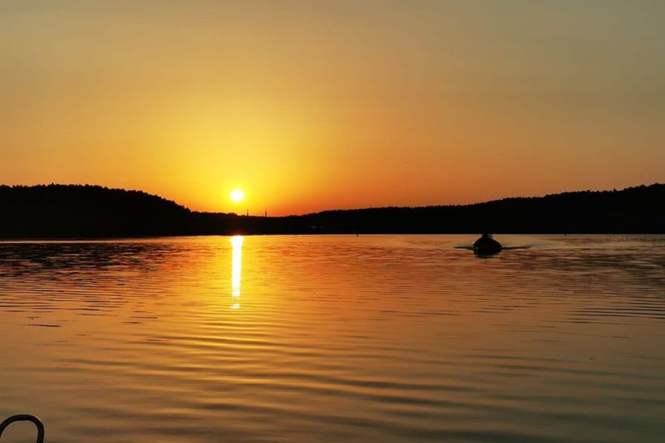 Sonnenuntergang am Werbellinsee, Foto: Dirk Wiedenhöft, Lizenz: Dirk Wiedenhöft