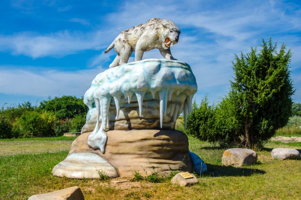 Besucher- und Informationszentrum Geopark, Säbelzahntiger, Foto: Amt Joachimsthal (Schorfheide), Lizenz: Amt Joachimsthal (Schorfheide)
