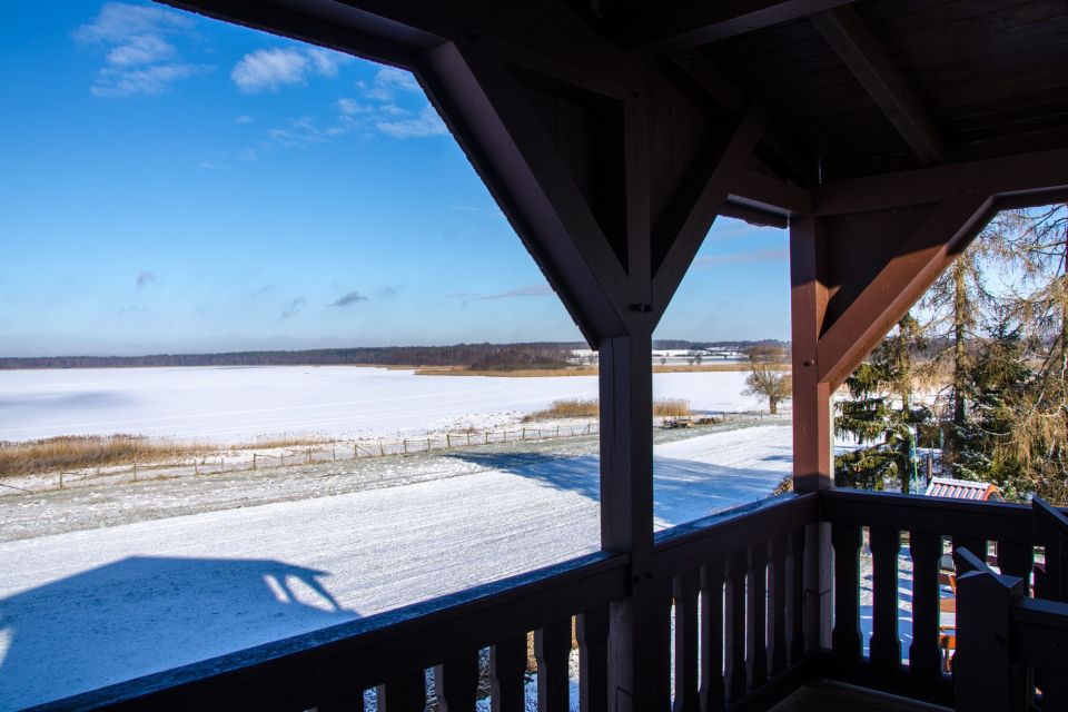 Naturbeobachtungspunkt im Winter, Foto: Amt Joachimsthal (Schorfheide), Lizenz: Amt Joachimsthal (Schorfheide)
