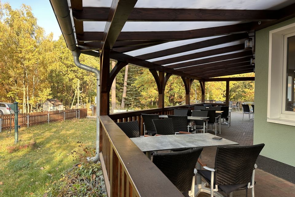 Terrasse, Foto: Restaurant und Café am Weißen See, Lizenz: Restaurant und Café am Weißen See