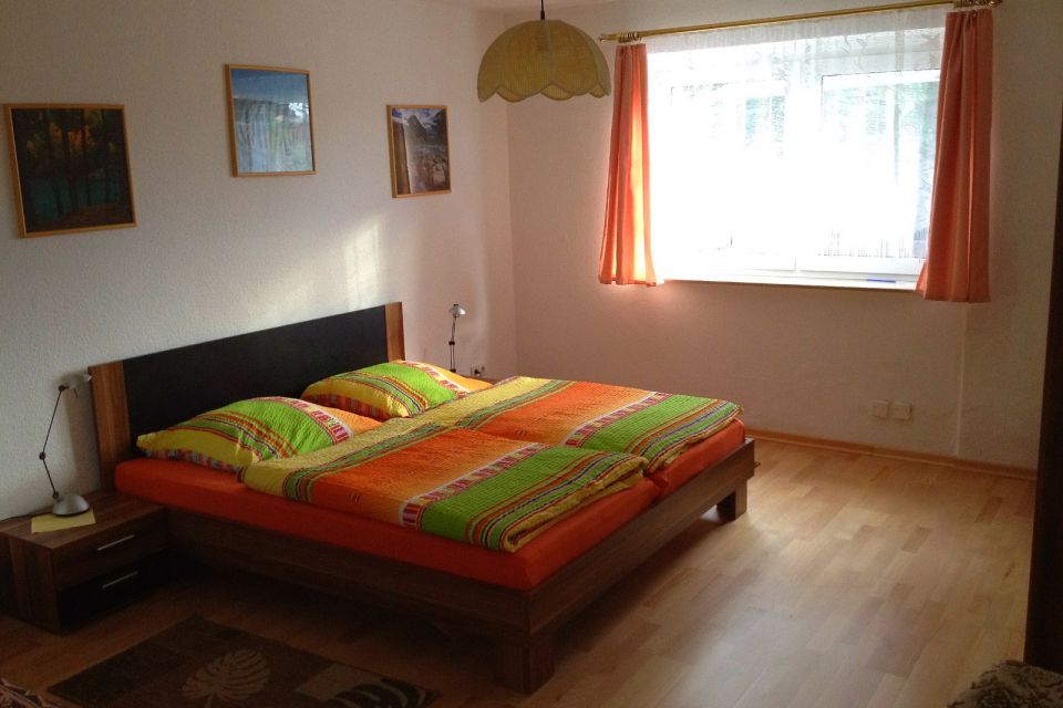 Schlafzimmer der Ferienwohnung